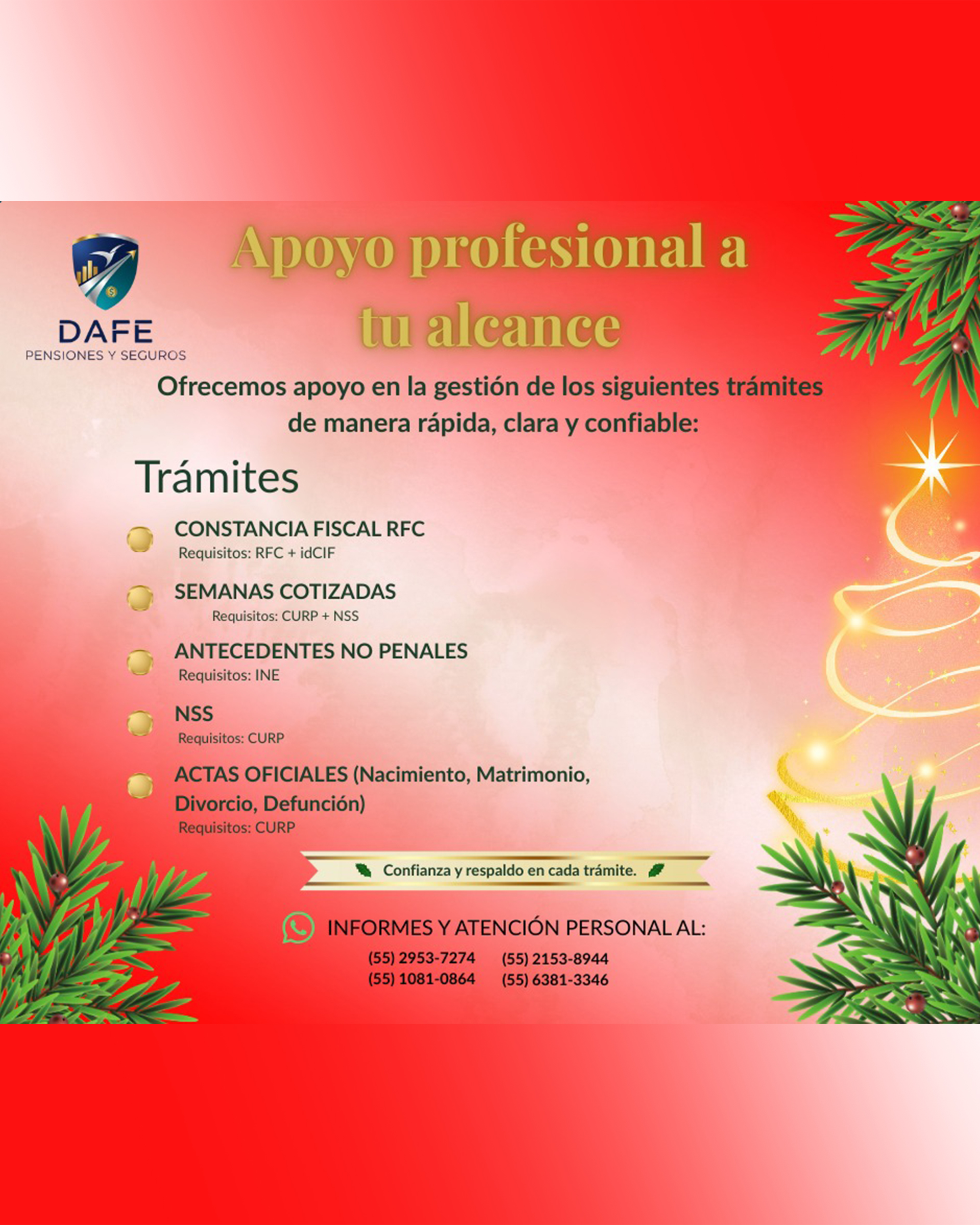 DAFE – Pensiones y seguros